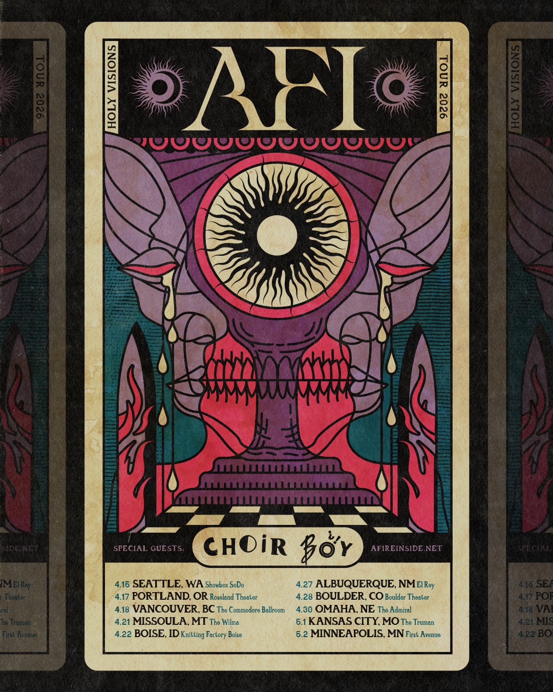 AFI Tour Poster 2026